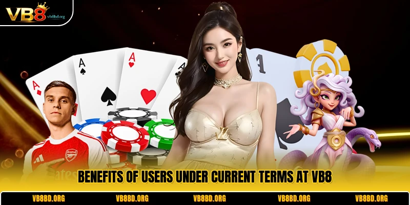 Benefits of users under current terms at VB8
